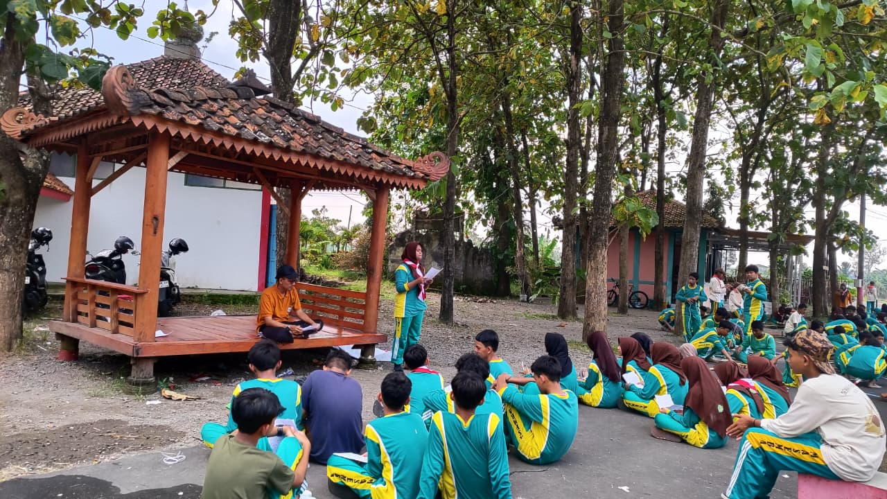 Giat Prestasi Lomba Pidato Bahasa Indonesia Warnai Hari Pertama Perkemahan Penggalang LT 1 MTsN 9 Bantul